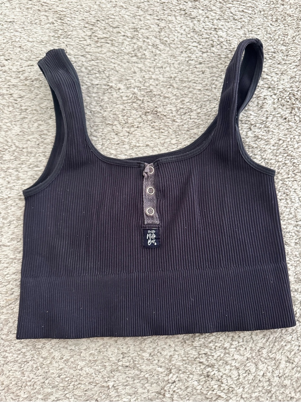 The Little Milk Bar ribbed nursing lounge bra